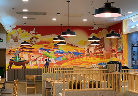 印江商业空间彩绘介绍。