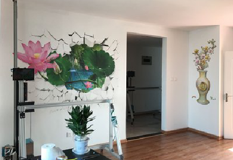 印江墙体彩绘相比墙纸的优势。