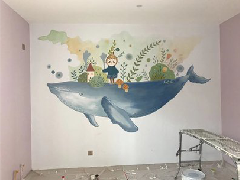 印江手绘墙的特点及优势。