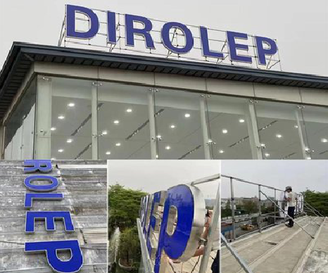 印江楼顶发光字安装的注意事项。